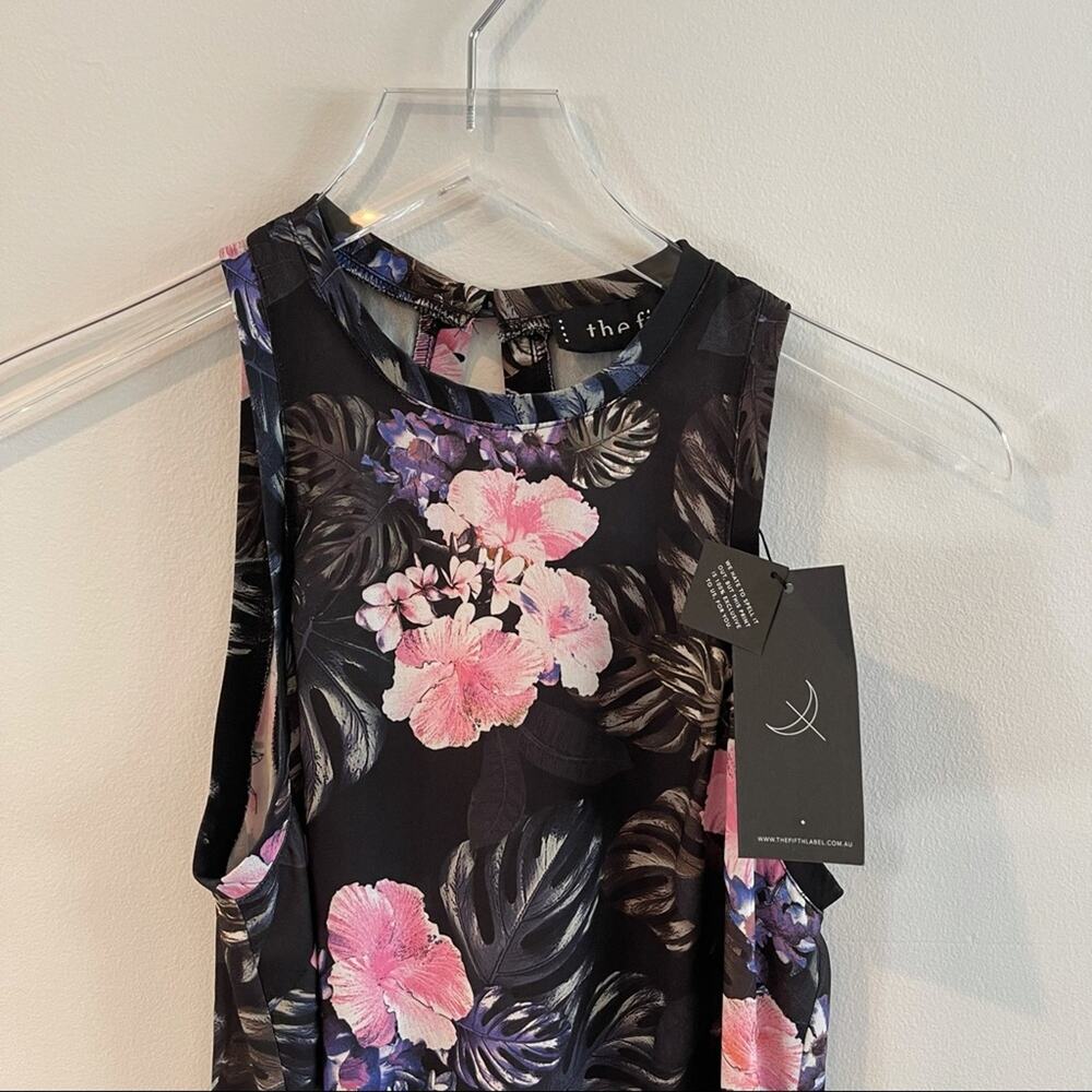 THE FIFTH LABEL Dress Adore You Maxi Floral Trendy Slit  Extra Small NWT - Picture 4 of 12